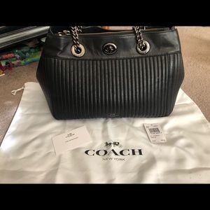 Coach Edie Quilted Leather bag